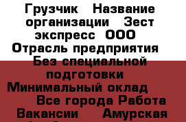 Грузчик › Название организации ­ Зест-экспресс, ООО › Отрасль предприятия ­ Без специальной подготовки › Минимальный оклад ­ 24 000 - Все города Работа » Вакансии   . Амурская обл.,Архаринский р-н